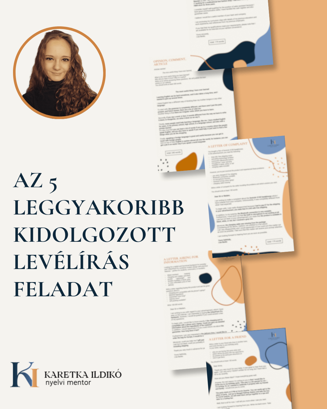 5 kidolgozott levélírás feladat - magabiztos levelekhez